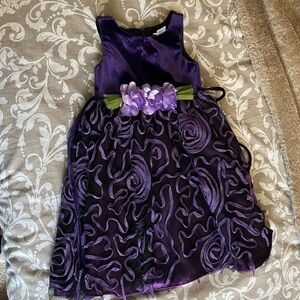 Purple Dress Kids Girls Size 5